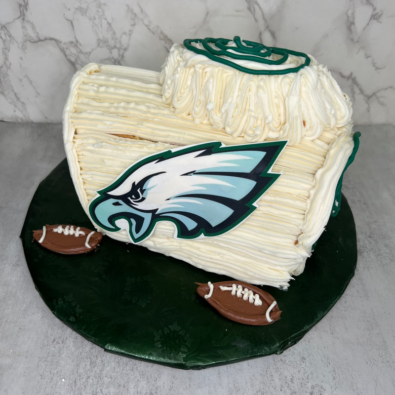 Yule Log Cake - Eagles