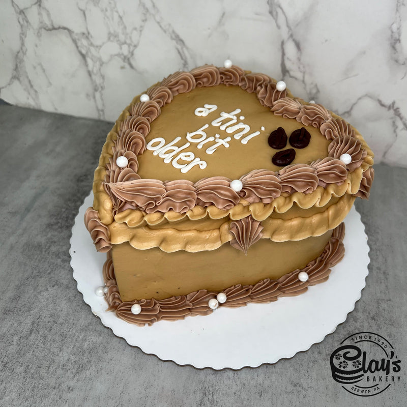 Espresso Beans - Heart Shaped Cake