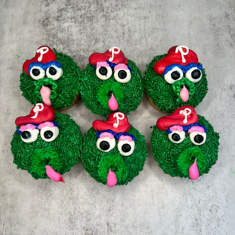 Phillie Phanatic Cupcakes