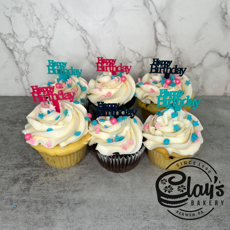 Cool Birthday Pick Cupcakes