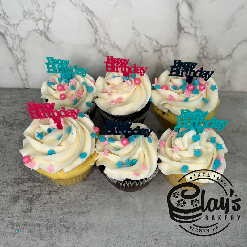 Cool Birthday Pick Cupcakes