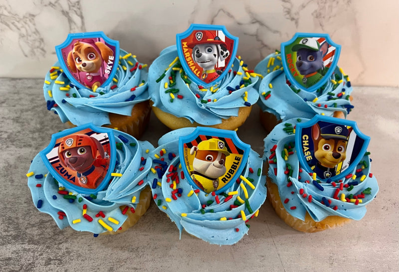 Paw Patrol Ring Cupcakes