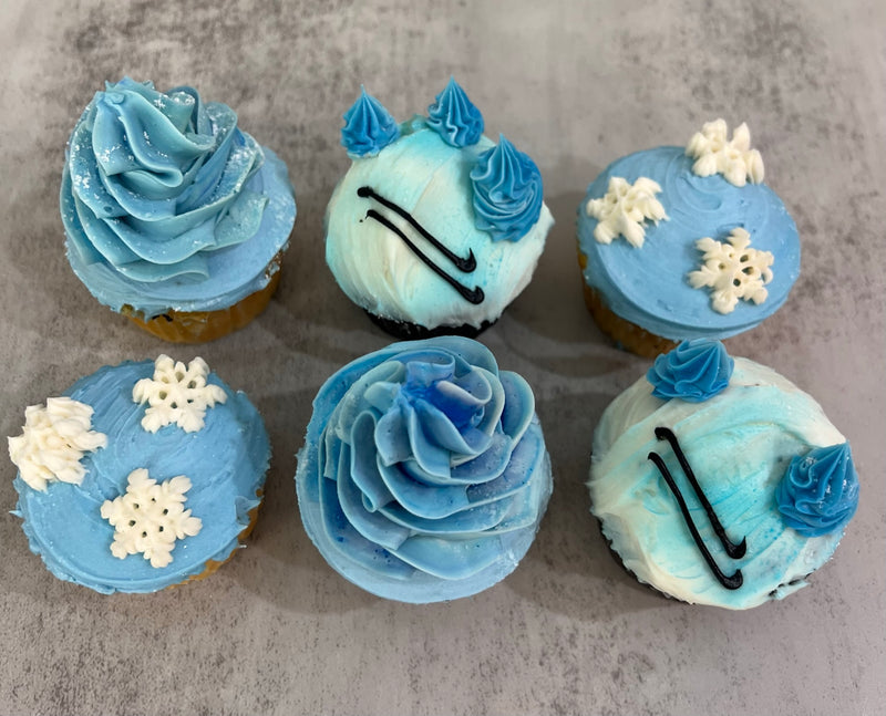 Ski Cupcakes