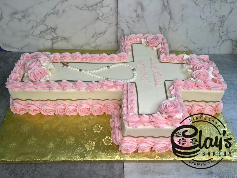 Shape of Cross - Metallic Rosary