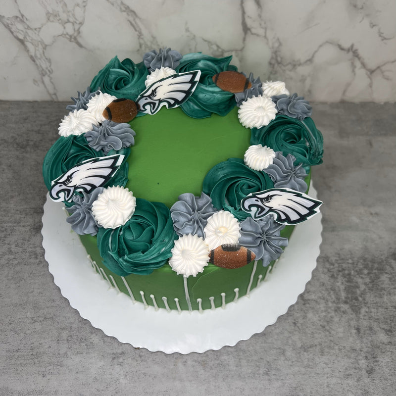 Birds Yardline and Rosettes