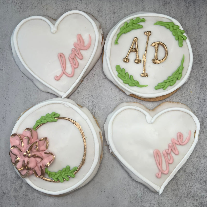 Monogram Love Cookies