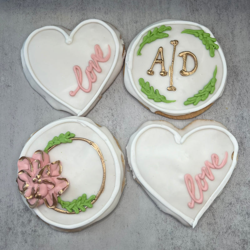 Monogram Love Cookies