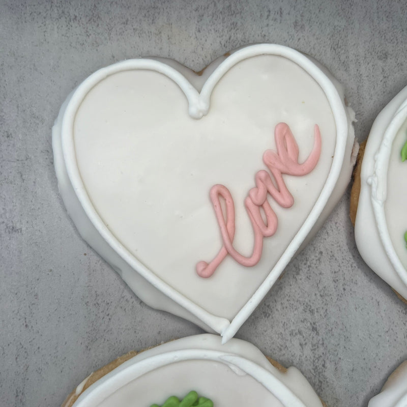 Monogram Love Cookies