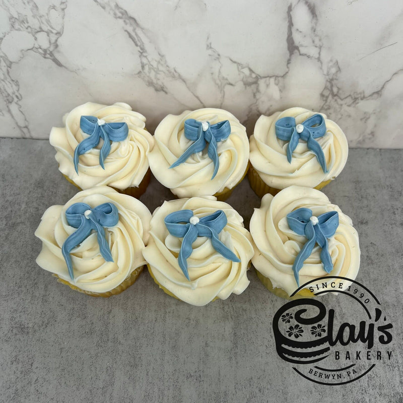 Cute Bow Cupcakes