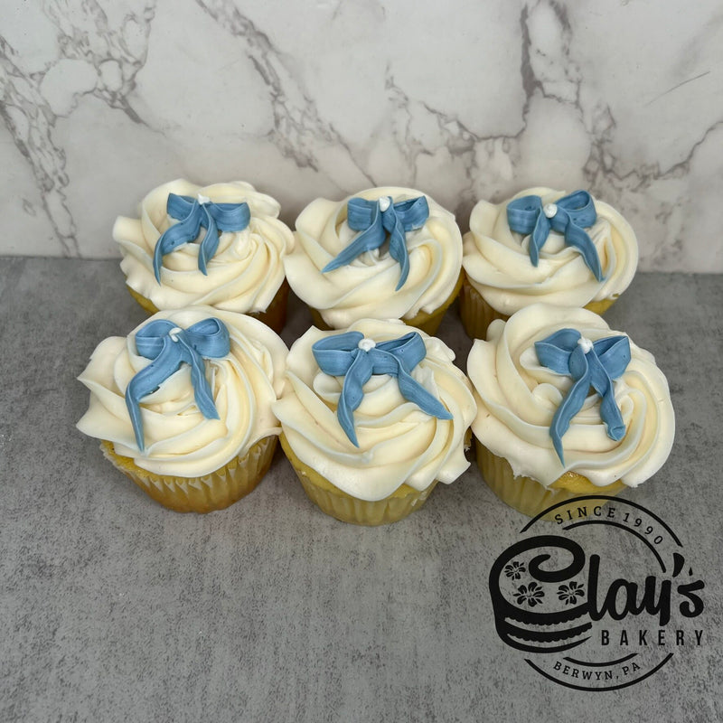 Cute Bow Cupcakes