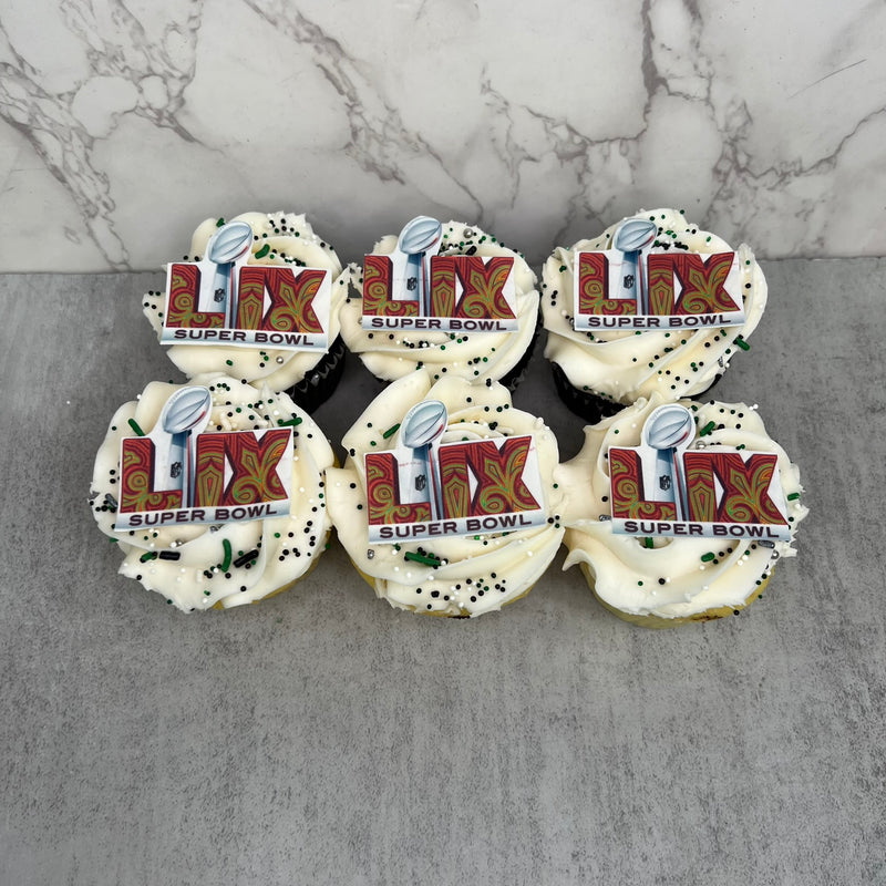 Superbowl Logo Cupcakes