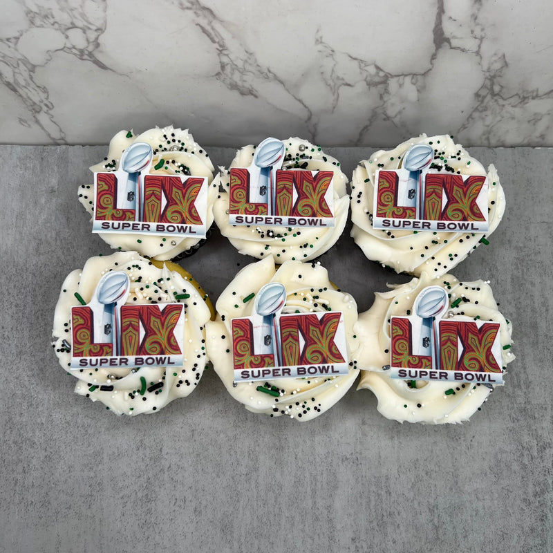 Superbowl Logo Cupcakes