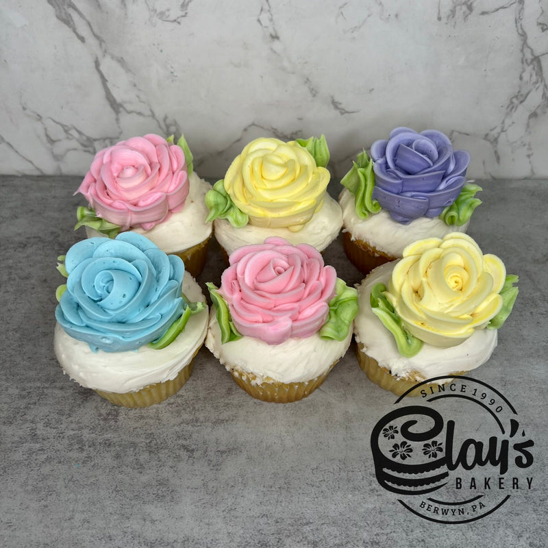 Pretty Flower Cupcakes