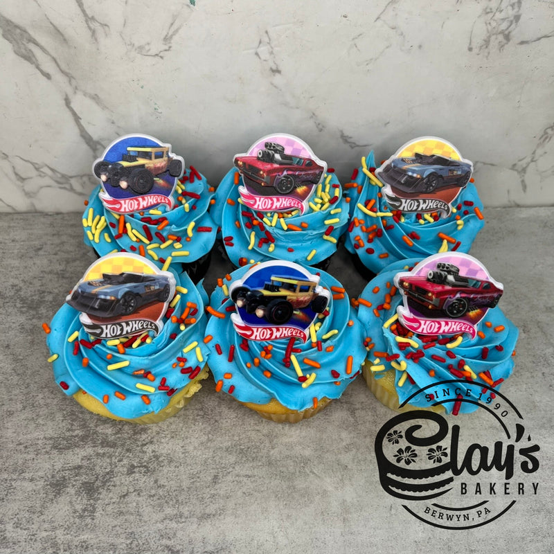 Hot Wheels Ring Cupcakes