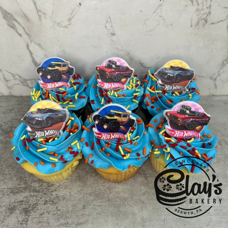 Hot Wheels Ring Cupcakes