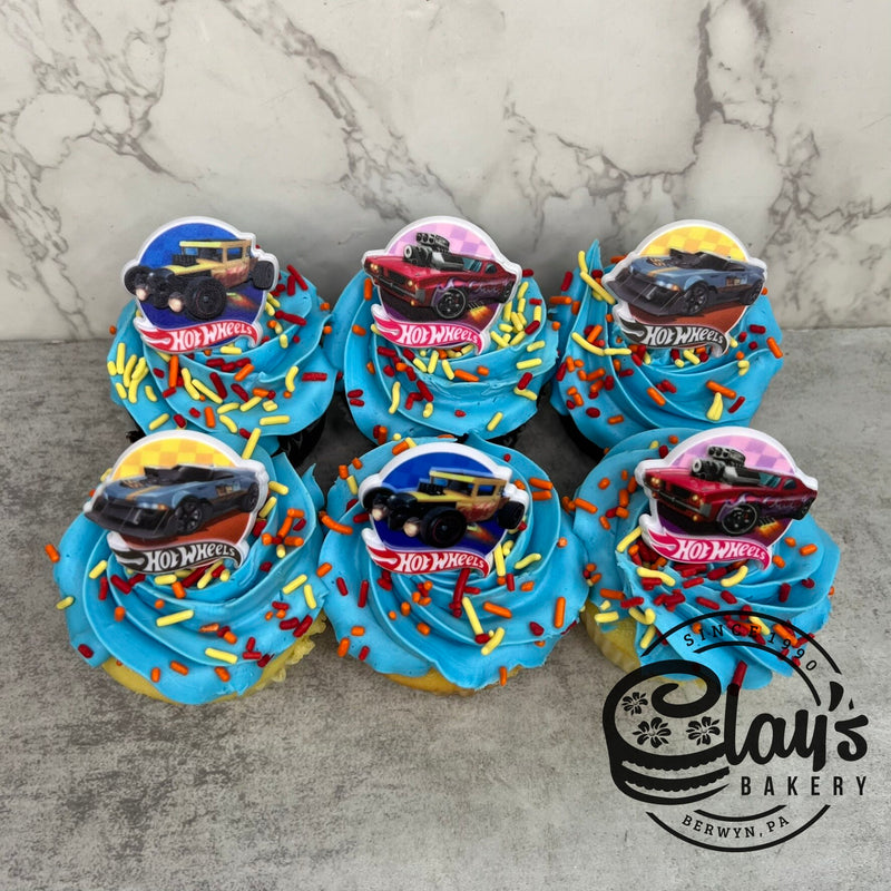 Hot Wheels Ring Cupcakes