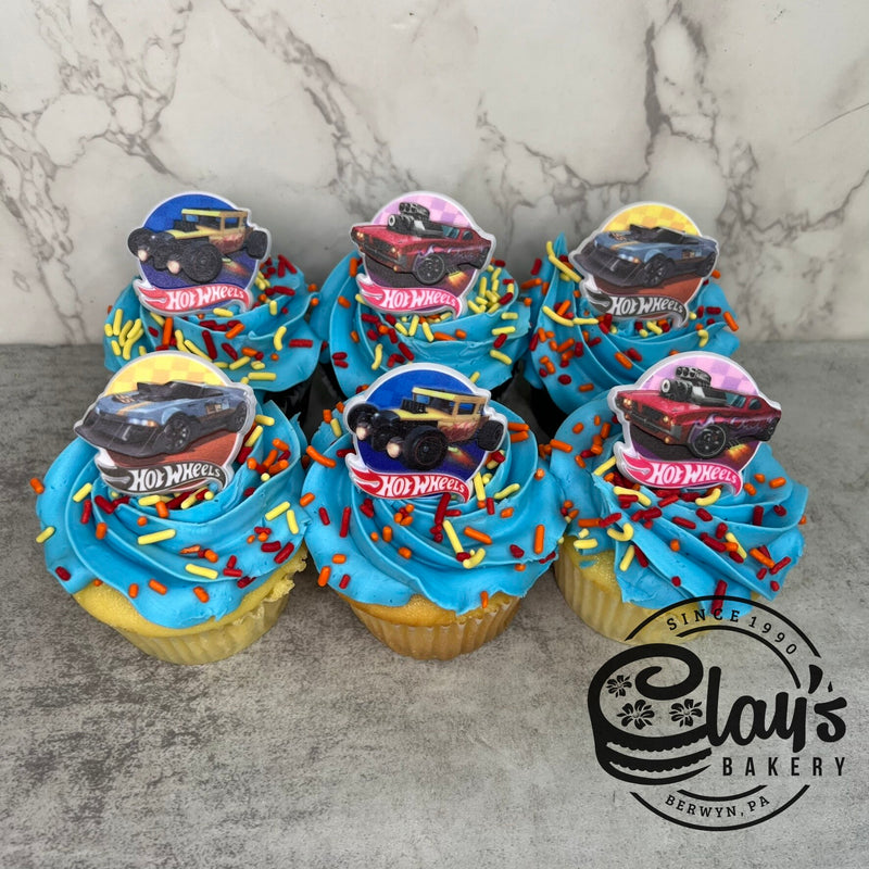 Hot Wheels Ring Cupcakes