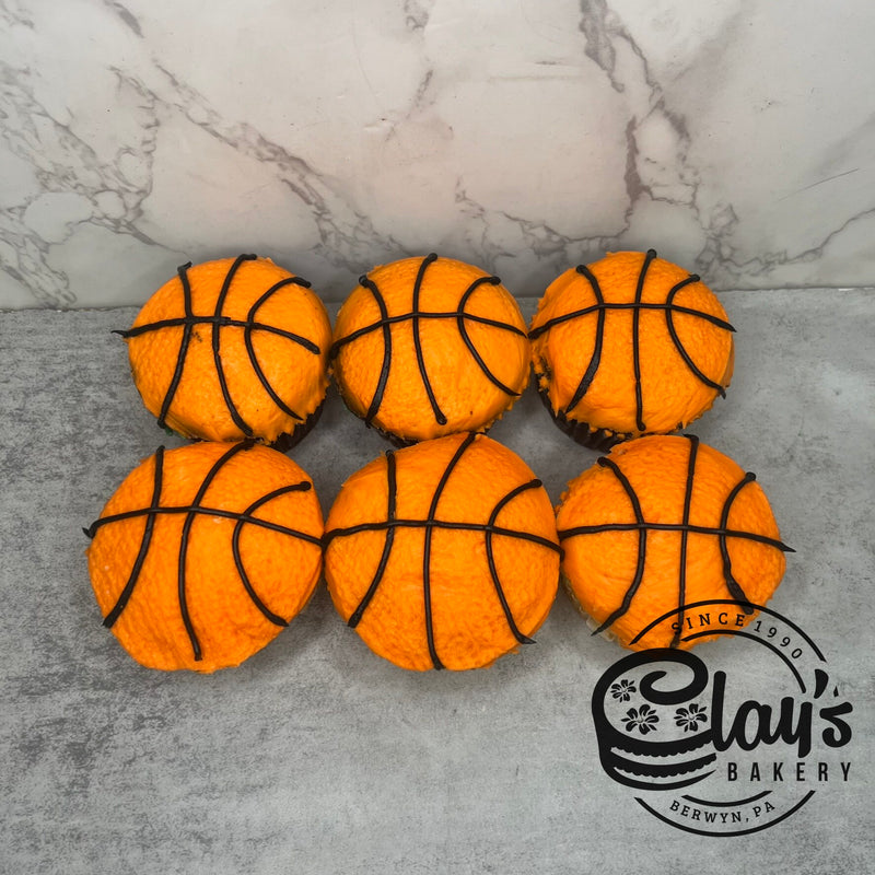 Basketball Cupcakes