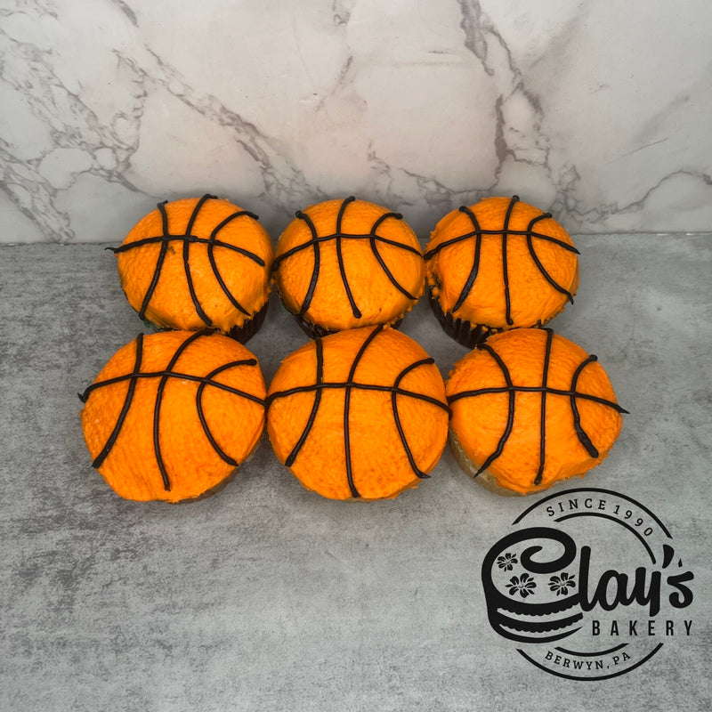 Basketball Cupcakes