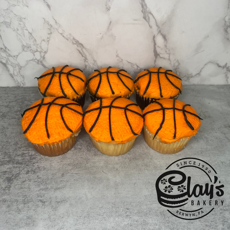 Basketball Cupcakes