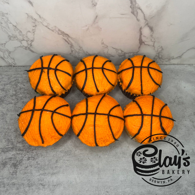 Basketball Cupcakes