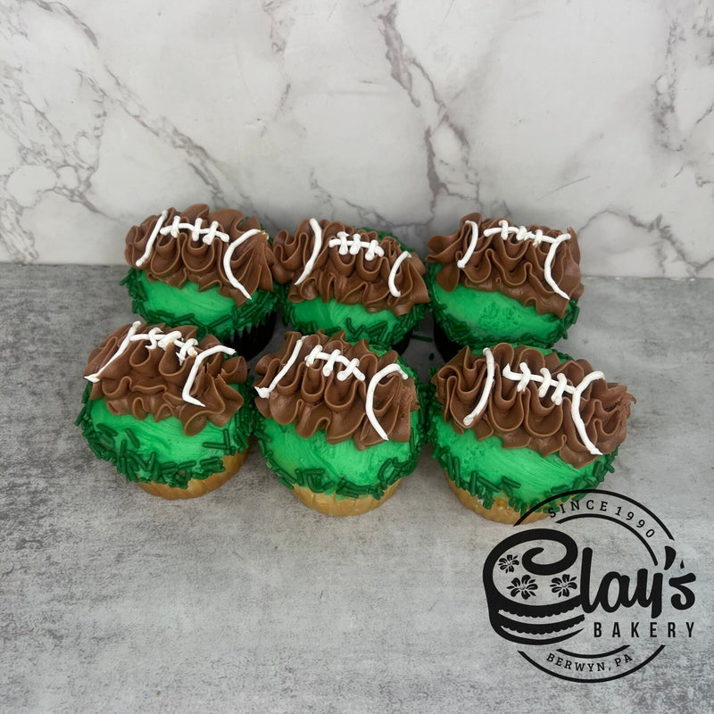 Football Cupcakes