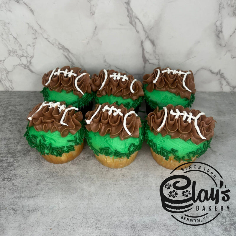 Football Cupcakes