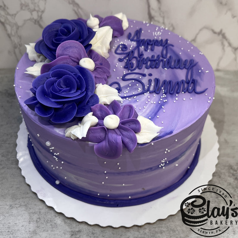 Stylish Purple Swirl