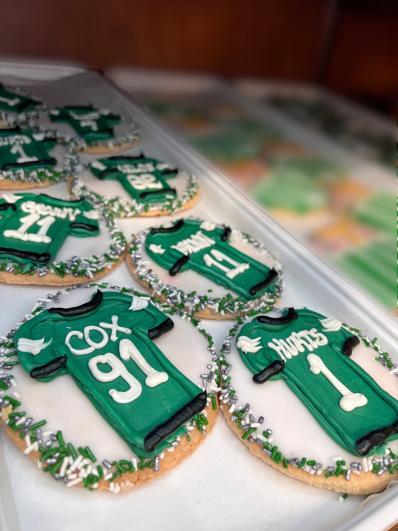 Big Game Cookies - Round with Jerseys