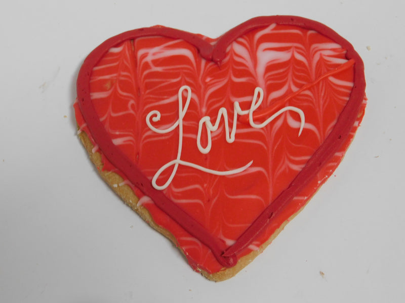 Personalized Heart Shaped Cookie
