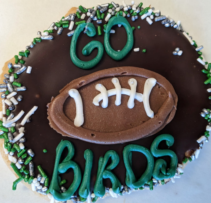 Big Game Cookies - Round with Footballs