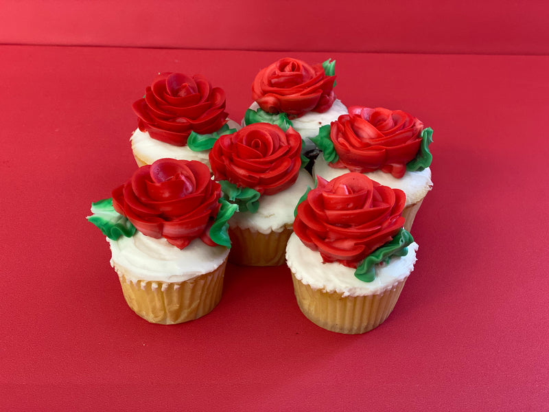 Red Roses - Cupcakes