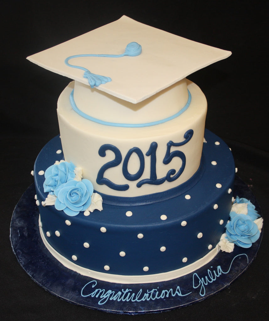 2 Tier Graduation Cakes Nurse Cap Graduation 2 Tier|Dessert Works