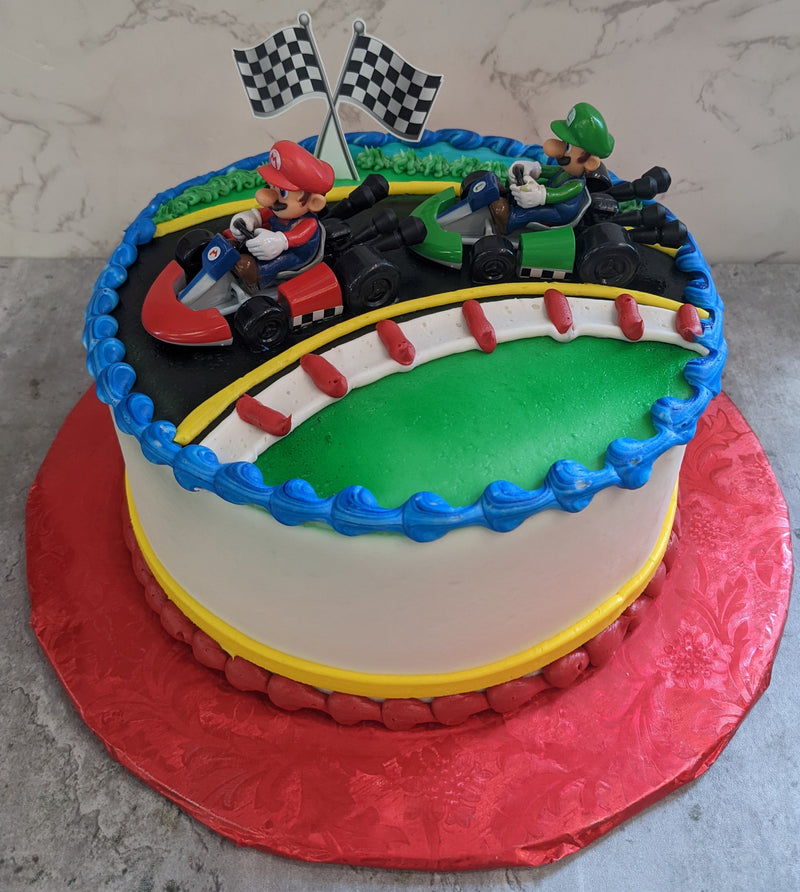 Super Mario Kart Figure Cake