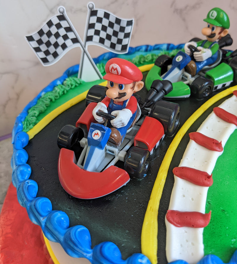 Super Mario Kart Figure Cake