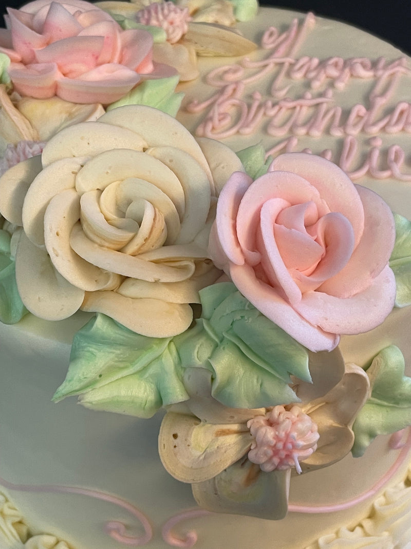 Pale Pink and Ivory Roses
